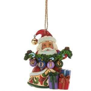 Jim Shore 2016 Annual Santa Ornament Heartwood Creek #4054532